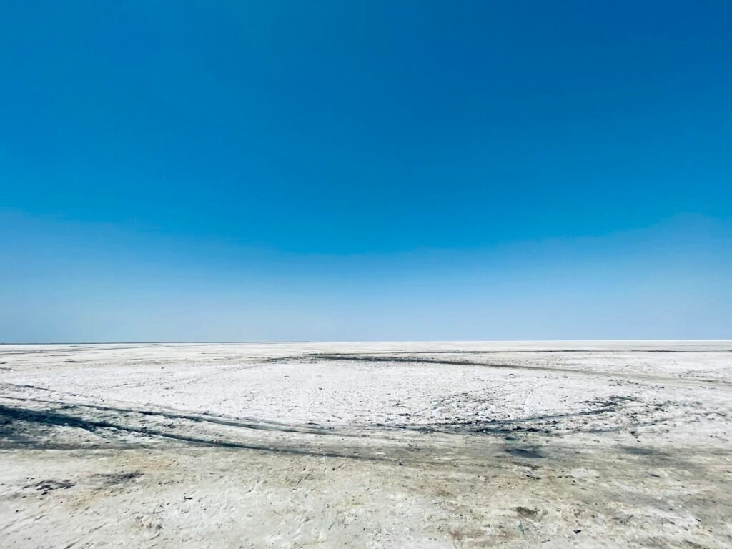 White salt desert, Rann of Kutch, Gujarat
