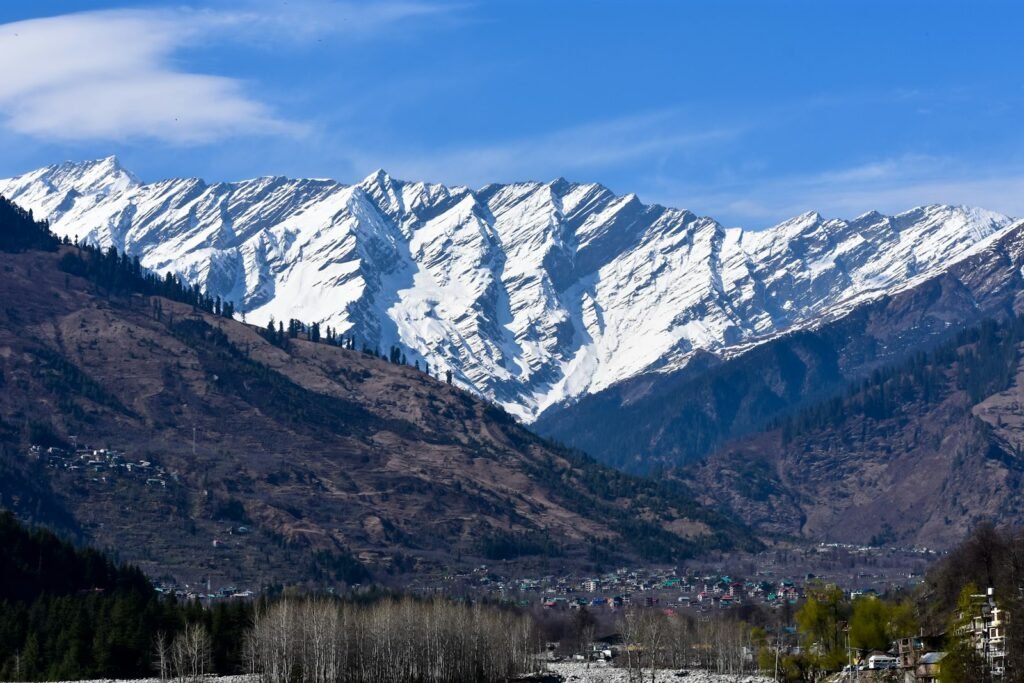 Snow covered mountain, Solang Valley Road, Manali, Himachal Pradesh
