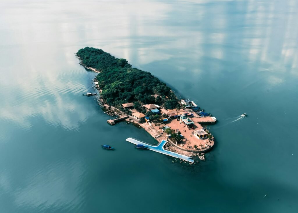 Kalijai Island, Chilika Lake, Odisha (drone shot)