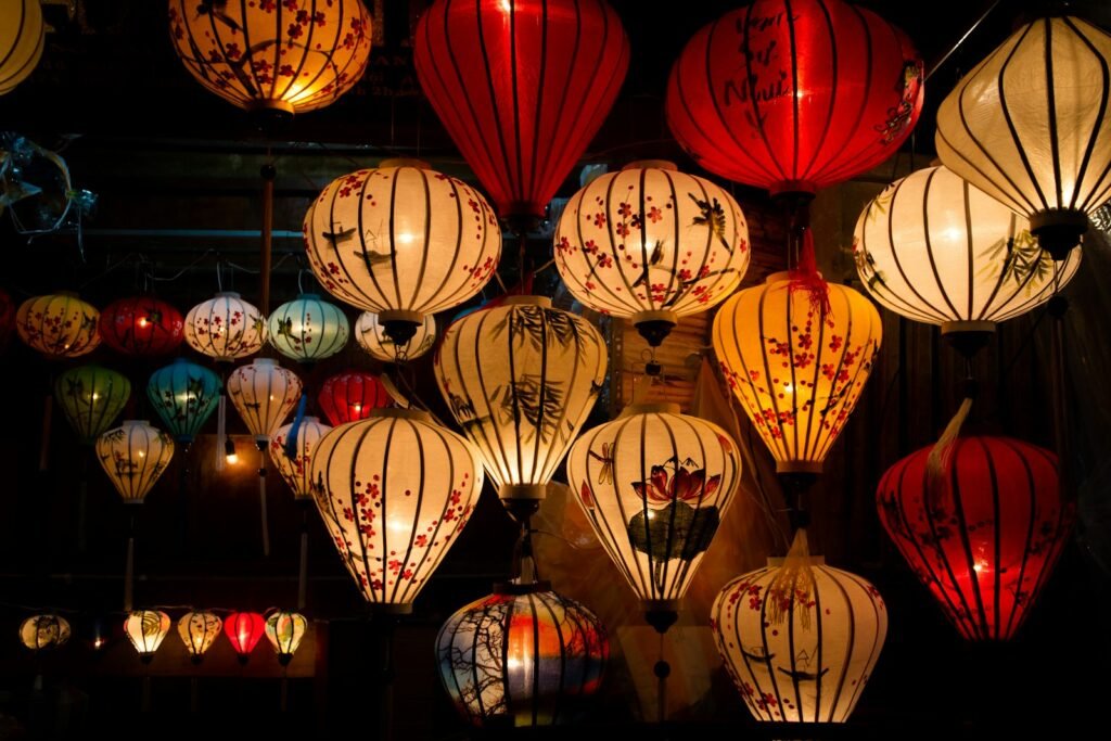 Colourful lanterns, Old Town, Hoi An, Vietnam