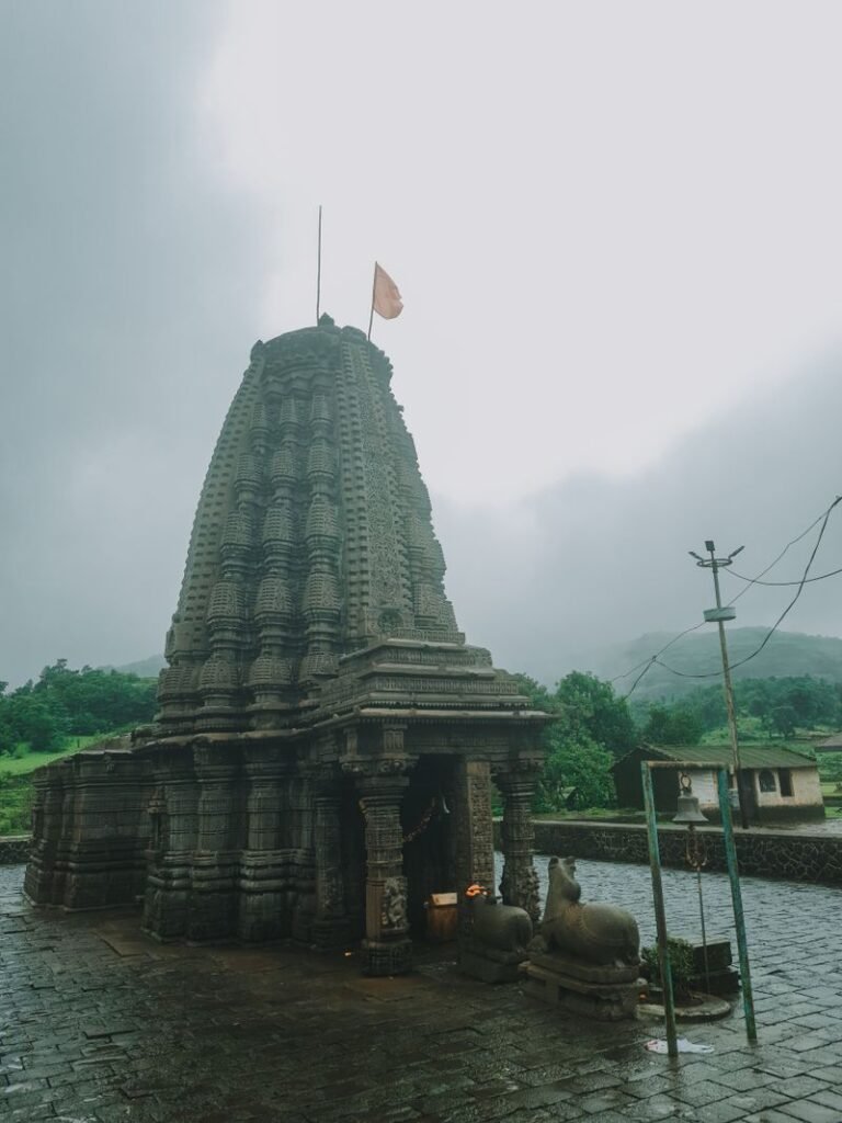 Ancient stone temple in Maharashtra