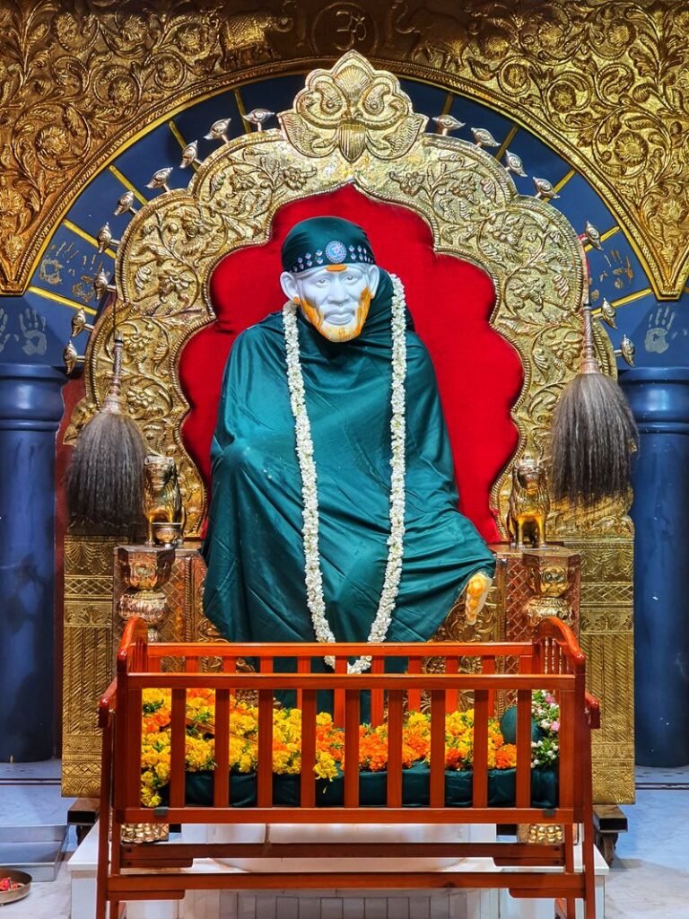 Sai Baba statue at Shirdi