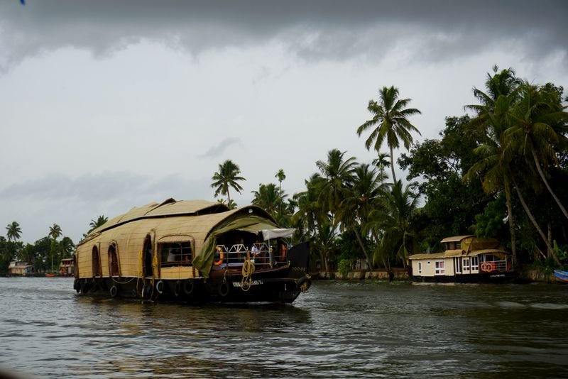 Houseboat on the Kerala backwaters