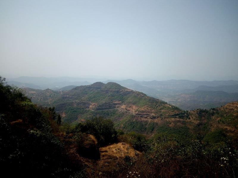 Green hills of the Mahabaleshwar region
