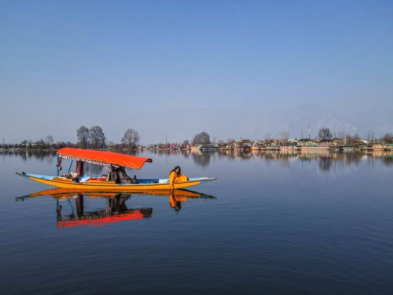Shikara boat on Dal Lake, Srinagar